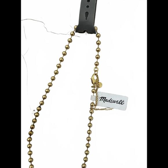NWT Madewell Gold Beaded Necklace - Picture 3 of 3